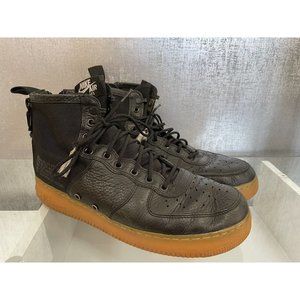 Nike Men's Air Force 1 SF Mid Obsidian Men's Size 11 (917753-003) (A521)